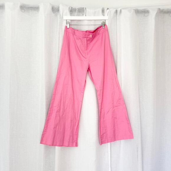 Zenobia Pants - ✿ vintage bubblegum pink cropped flare pants ✿